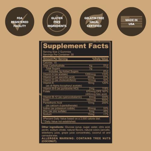 Black Girl Vitamins Once a Day - Womens Multivitamin Gummy - Vitamin A B C E and Zinc. Multivitamin for Women Immune Support. Vegan Gluten-Free. Made in The USA (60 Day Supply Strawberry)
