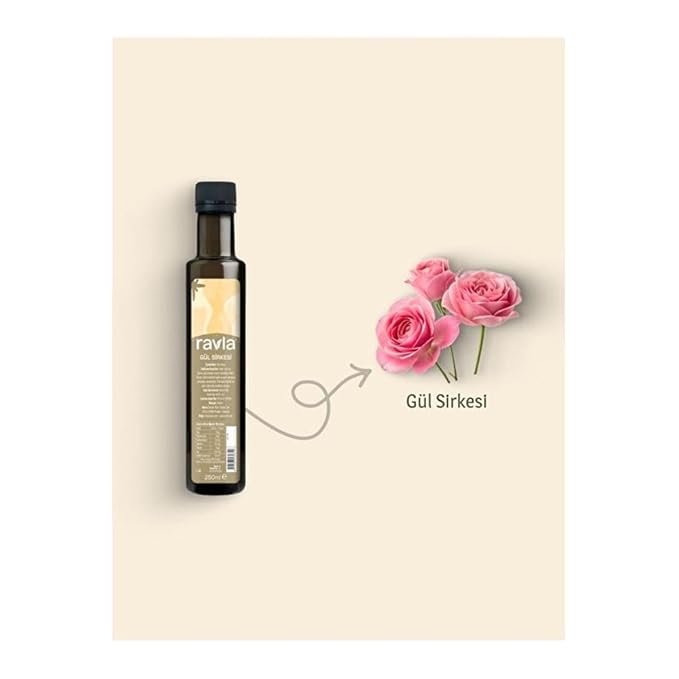 Natural Rose Vinegar 250 ml - (DOĞAL TÜRK GÜL SİRKESİ)