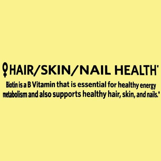 IKJ Biotin Hair/Skin/Nails Health Dietary Supplement Softgels 10000 mcg 120 Count