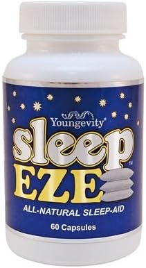 Sleep Eze 60 Capsules Youngevity Natural Sleep Aid With Melatonin &amp Valerian (Ships Worldwide)
