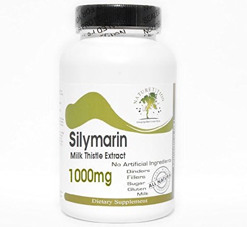 Milk Thistle Silymarin Extract 1000mg ~ 90 Capsules - No Additives ~ Naturetition Supplements