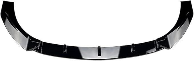 Car Front Bumper Lip Spoiler Diffuser Canary Lip. Compatible for Mercedes CLA 45 AMG C118 CLA C118 Grade 2019-2023 (Color : Glossy Black)