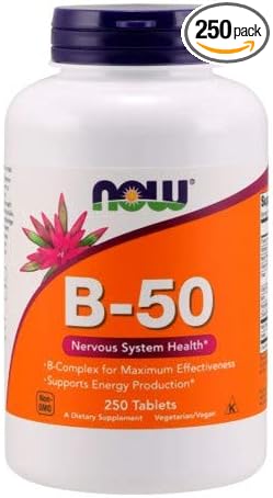 B-50 250 Tabs by Now Foods (Pack of 4)