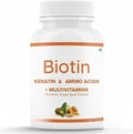 Beard Biotin- 100% Vegan 60 Tablets (Pack of 1) | Promotes Stronger &amp Thicker Beard Growth Powered with Vitamin A Vitamin E Vitamin B7 Keratin &amp Amino Acids