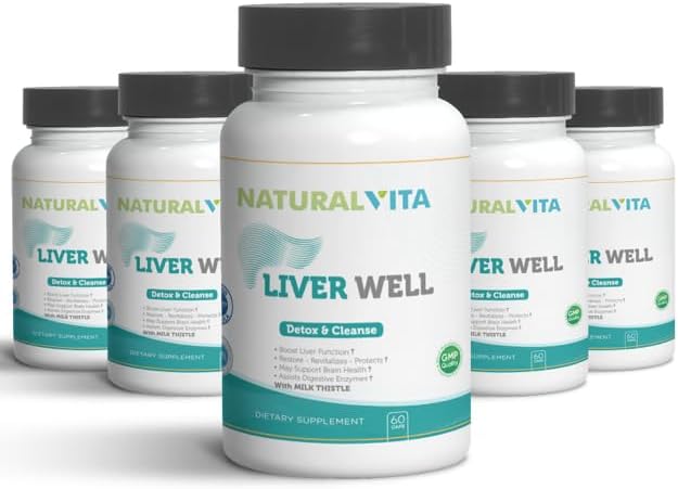 Liver Well (2) Cleanse Metabolic Support Dtox - Liver Supplement for Liverwell Health with Milk Thistle Extract