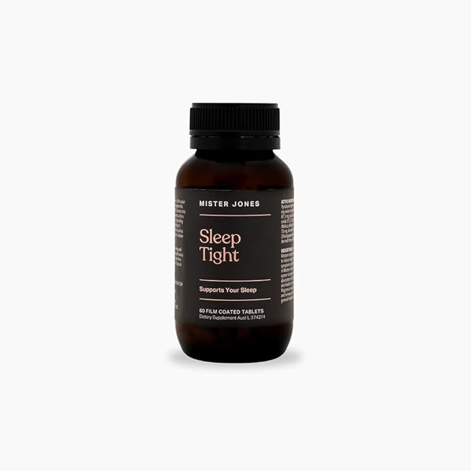 Mister Jones Sleep Tight – Nighttime Relaxation &amp Wind-Down Support for Women – Magnesium + Calming Botanicals – Evening Unwind for Restful Nights