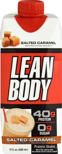 LABRADA Lean Body Ready-to-Drink Bottle Salted Caramel 12 Count