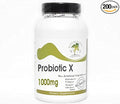 Probiotic X Max 1000mg - 10 to 50 Billion Live Probiotic Cultures ~ 200 Capsules - No Additives ~ Naturetition Supplements