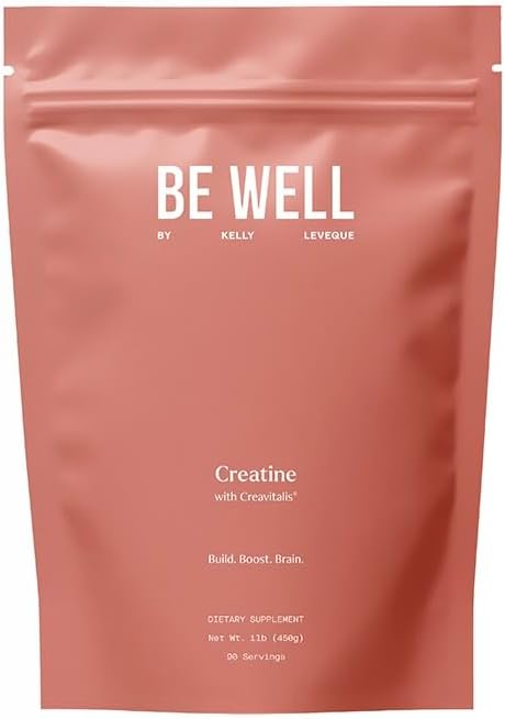 Be Well by Kelly Creatine with Creavitalis Dietary Supplement 1lb (450g) 90 Servings Build. Boost. Brain.