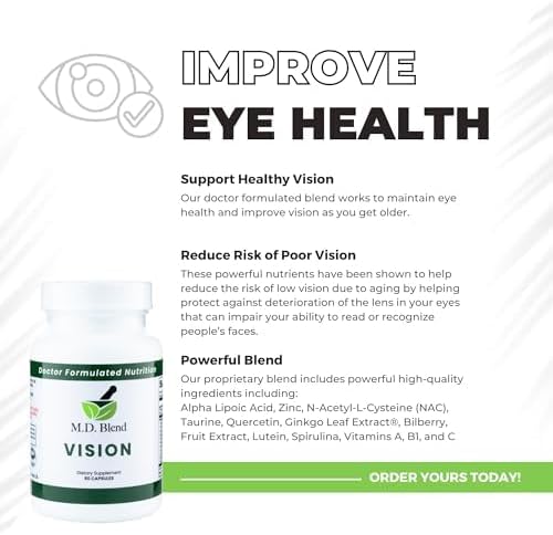 Vision Expertly Formulated Lutein and Zeaxanthin Supplements for Eye Health AREDS2 Preservision Support Astaxanthin Zinc Thiamine Eye Vitamins A &amp C - 90 Capsules (Pack of 3)