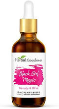 Herbal Goodness Black Girl Magic - Skin Supplements for Women Radiant Skin Beauty Support Essential Skin Food Ashwagandha Supplements - 1 Bottle (2 fl oz)