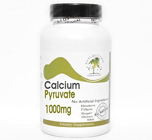 Calcium Pyruvate 1000mg ~ 100 Capsules - No Additives ~ Naturetition Supplements
