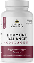 Ancient Nutrition Hormone Balance + Collagen Supplement Hydrolyzed Collagen Peptides Key Clinically Validated Ingredient to Support Balanced Hormones and Boost Energy 60 Capsules