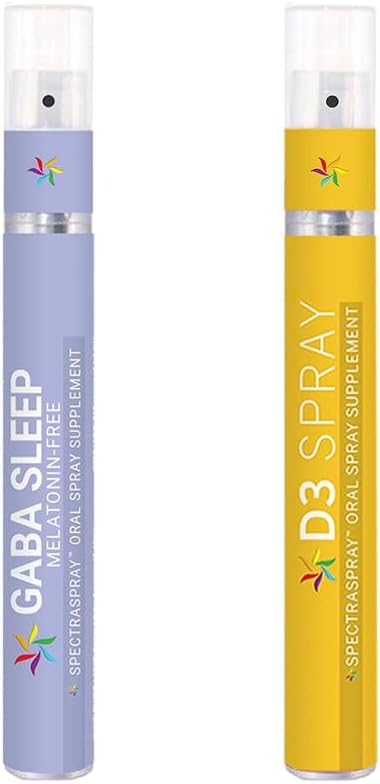 Spectraspray Sleep &amp D3 Duo – Melatonin-Free Sleep Spray &amp Vitamin D3 Oral Spray