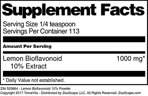 Lemon Bioflavonoid 10% Powder (4 oz ZIN: 520664) - 3 Pack