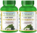 Planet Ayurveda Plant Based Vitamin D3 Organic Healthy Bones Immunity Mood for Women Men Children 60 CT (30-60 Days) (Pack of 2)
