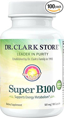 Dr Clark Store B Vitamin Complex (SuperB100) 501 mg 100 Gelatin Capsules