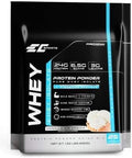 EC Sports Whey Protein Powder Vanilla Ice Cream Mix w/Digestive Enzymes - Isolate Supplement Collagen Peptides w/Swift Reform - 25 Servings