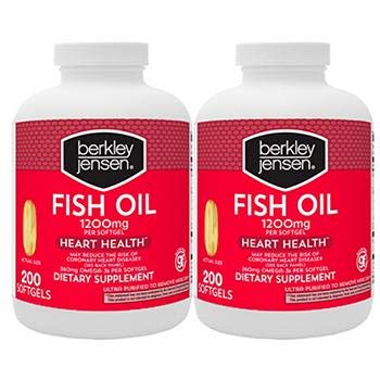 Berkley Jensen Dietary Supplement Fish Oil 400 Count