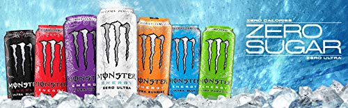 Monster Energy Ultra Paradise Sugar Free Energy Drink 16 Ounce (Pack of 24)