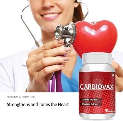 Cardiovax with Coenzyme Q10 Arjuna Extract &amp Moringa Extract 60 Tablets