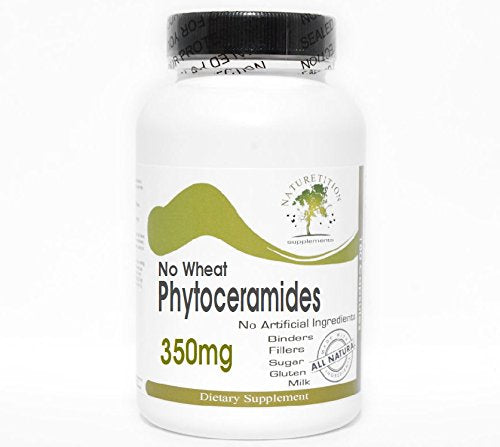 No Wheat Phytoceramides 350mg ~ 100 Capsules - No Additives ~ Naturetition Supplements