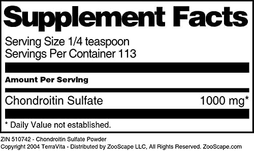 Terravita Chondroitin Sulfate Powder (4 oz ZIN: 510742) - 3 Pack