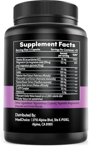 MEDCHOICE Turmeric &amp Ginger (240ct) Sleep Melatonin (90ct) and Nootropic Brain (60ct) Supplement Bundle - Wellness Trio for Brain Sleep &amp Immune Support - Vegan Non-GMO Gluten-Free
