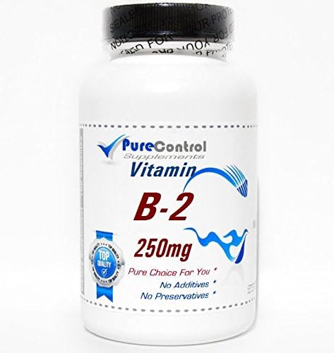 B-2 Vitamin 250mg // 100 Capsules // Pure // by PureControl Supplements