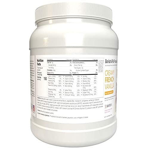 Protein ONE Complete Meal Replacement with Multivitamin Calcium &amp Iron by BariatricPal - Creamy French Vanilla (15 Serving Tub)
