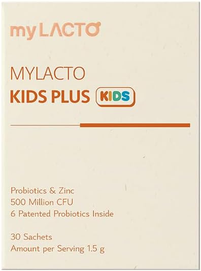 Kids Plus Probiotics Lactobacillus &amp Immune Zinc 500 Million CFU Lactobacillus 1.5g x 30pcs Made in South Korea