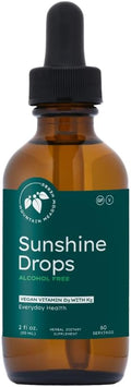 Mountain Meadow Herbs Sunshine Drops | Vegan Vitamin D3 Booster for Healthy Bones &amp Teeth | Ideal Winter Supplement | Tincture 2oz