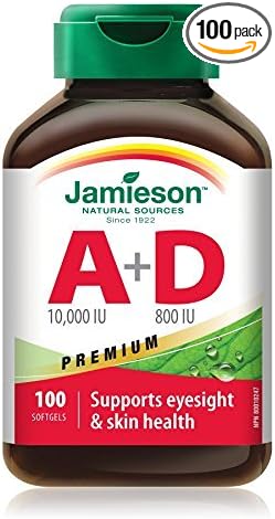Jamieson Vitamin A &amp D Fortified 100 Softgels by Jamieson