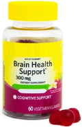 SEDLAV Brain Health Cognitive Support Vegetarian Gummies Cognizin Citocoline 300mg 60ct Cherry Vanilla Flavor Sticker Vegetarian Gummy Format Developed for Cognitive Wellness Plans