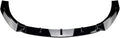 Car Front Bumper Lip Body Kit Spoiler Distributor Diffuser Cover+Compatible for Mercedes Benz CLA W118 C118 CLA45 AMG 2020 2021 2022 (Color : Black)