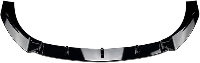 Car Front Bumper Lip Body Kit Spoiler Distributor Diffuser Cover+Compatible for Mercedes Benz CLA W118 C118 CLA45 AMG 2020 2021 2022 (Color : Black)