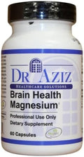 Brain Health Magnesium Supplement – Magnesium Support Supplement - Cognitive Support Memory &amp Focus - 60 Capsules