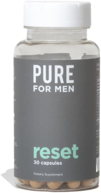 Pure for Men Stay Ready Fiber (120 Count) Bum Balm &amp Reset (30 Count) Bundle