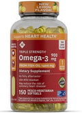 Generic Omega 3 - Triple Strength Fish Oil Softgels 150 ct.
