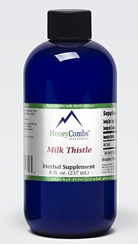 HoneyCombs Milk Thistle – Supports Detoxing The Liver Immune System and More – Alcohol-Free Liquid Extract