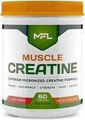MFL Muscle Creatine | 3 Forms of Micronized Creatine | 10g | 0 Sugar | Sweetened with Stevia | All-Natural | 60 Servings (Fruit Punch)