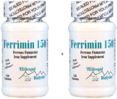 Dialyvite - Ferrous Fumarate - Ferrimin 150-120 Tablets (2)