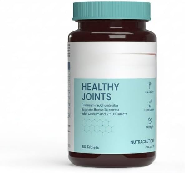 Joint Support Supplement with Glucosamine 1400mg Chondroitin Calcium and Vitamin D3 for Joint Strength Mobility and Flexibility 60 Joint Support Tablets