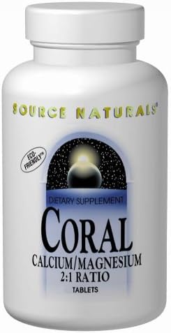 Source Naturals Coral Calcium &amp Magnesium 2:1 Ratio - 90 Tablets