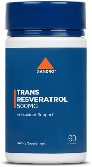 Trans Resveratrol 500 mg 60 Capsules Lab | Antioxidant Support | 60 Vegan Capsules