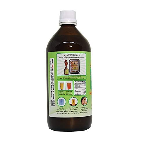 Myra Dr. Patkar's Apple Cider Vinegar with Garlic Ginger Lemon and Honey 500ml