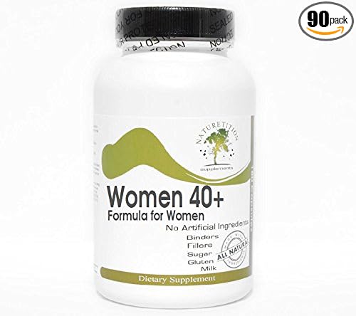 Women 40+ Formula for Women ~ 90 Capsules - No Additives ~ Naturetition Supplements