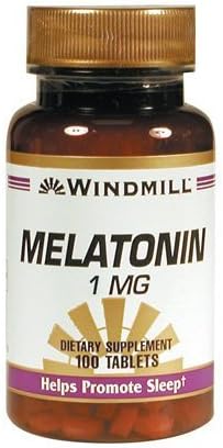 Windmill- Melatonin 1mg 100 Tablets Pack of 3