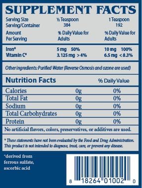 Angstrom Minerals Iron Plus Vitamin C