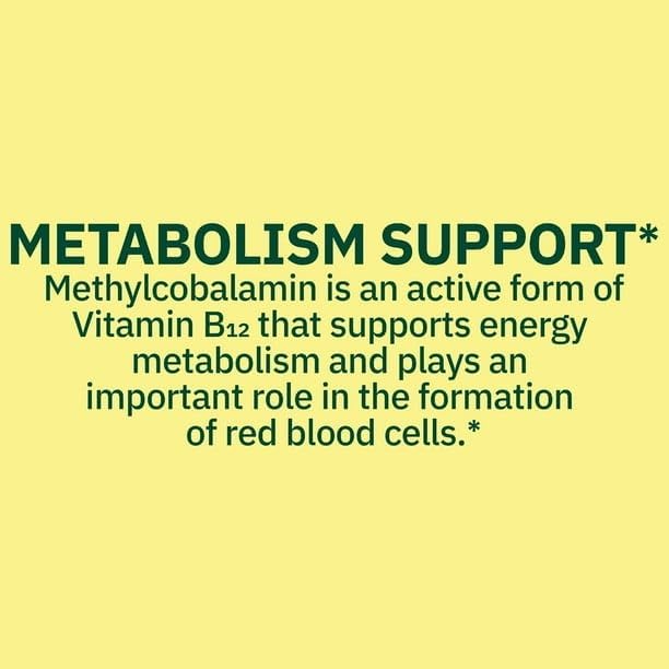 Spring Valley B12 5000 mcg-Vitamin Gummies Ultra Strength Methylcobalamin 60ct (Pack of 1) Set by Basket Goods